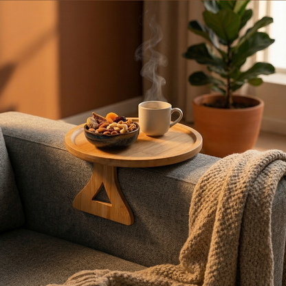 Bambu Koltuk Kolçak Sehpası