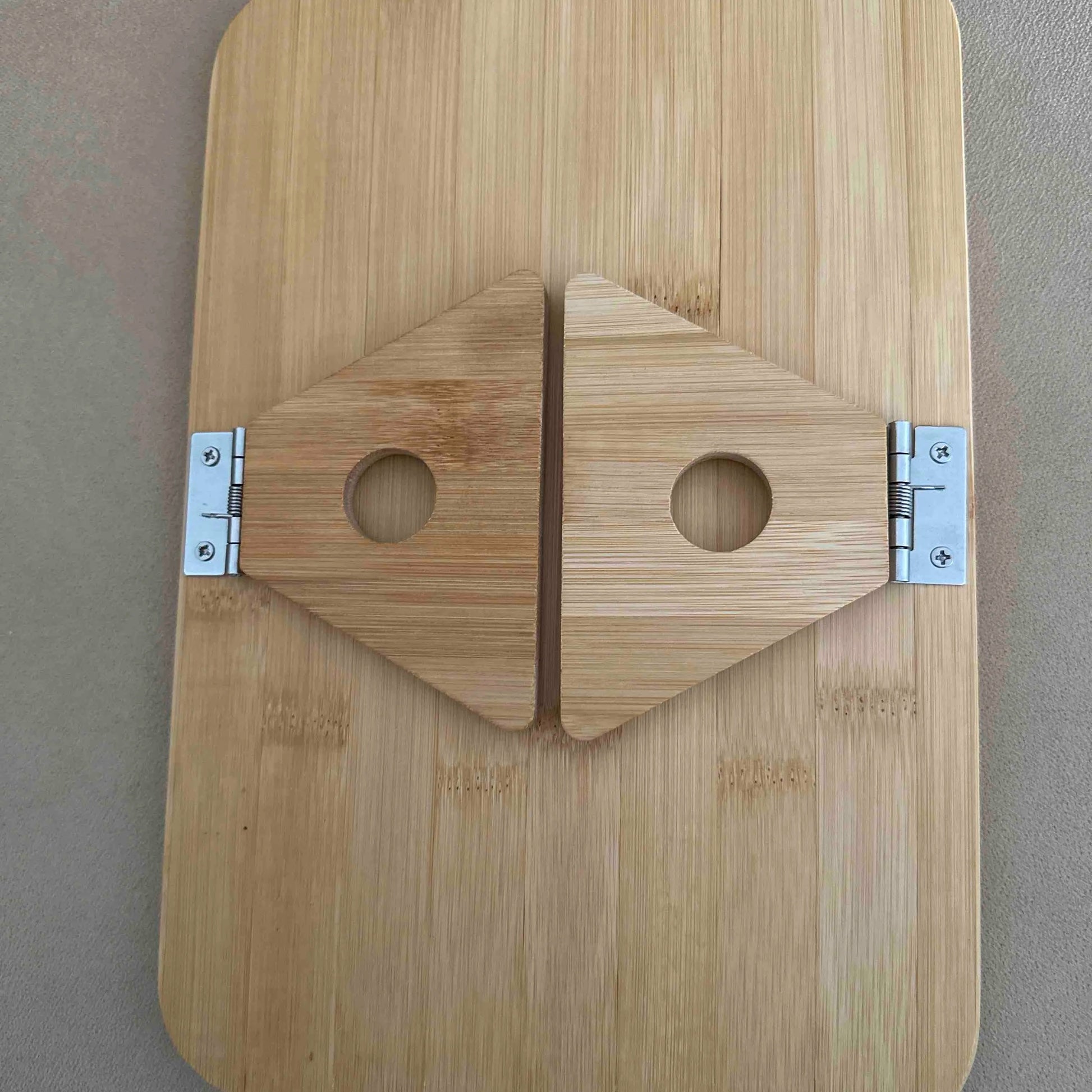 Bambu Koltuk Kolçak Sehpası - Ayarlanabilir Katlanabilir Kolçak Tepsisi-HANEMİZ-8